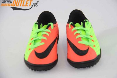 Nike Hypervenom Phelon groen zalm kids (TF) voorkant (852598-308)